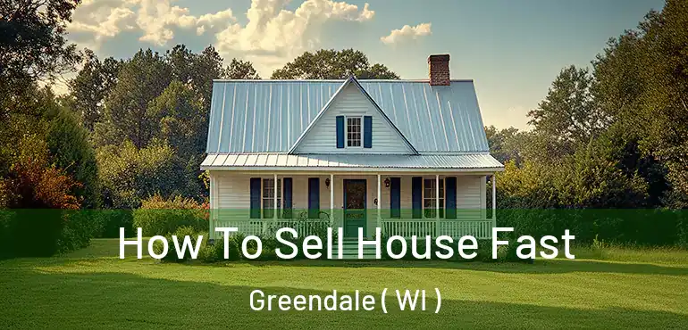  How To Sell House Fast Greendale ( WI )