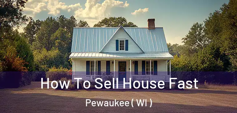  How To Sell House Fast Pewaukee ( WI )
