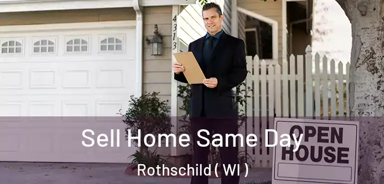  Sell Home Same Day Rothschild ( WI )
