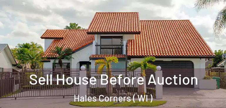  Sell House Before Auction Hales Corners ( WI )