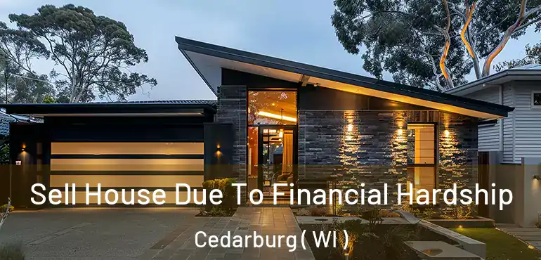  Sell House Due To Financial Hardship Cedarburg ( WI )