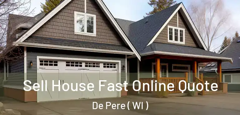  Sell House Fast Online Quote De Pere ( WI )