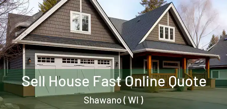  Sell House Fast Online Quote Shawano ( WI )