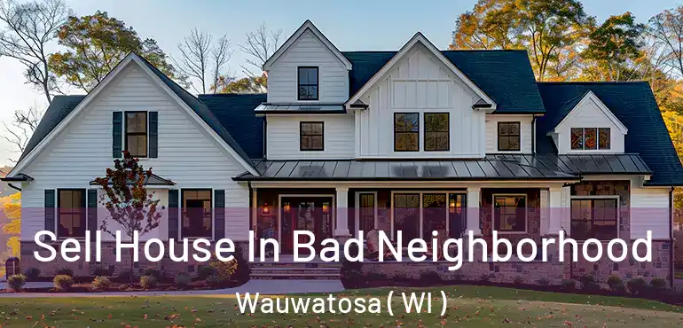  Sell House In Bad Neighborhood Wauwatosa ( WI )