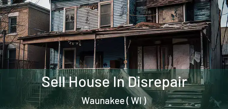  Sell House In Disrepair Waunakee ( WI )