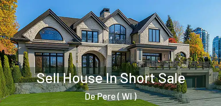  Sell House In Short Sale De Pere ( WI )