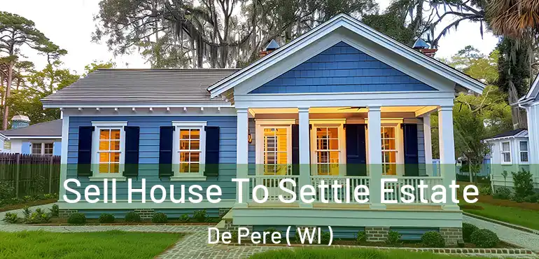  Sell House To Settle Estate De Pere ( WI )