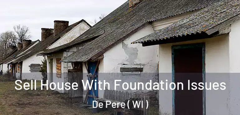  Sell House With Foundation Issues De Pere ( WI )