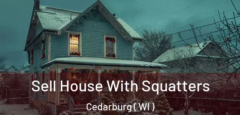  Sell House With Squatters Cedarburg ( WI )
