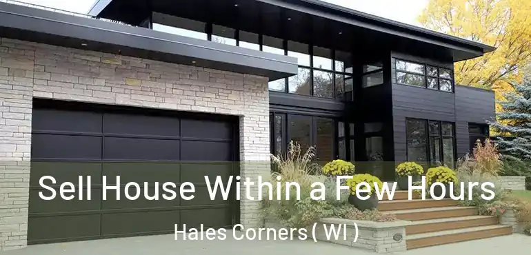  Sell House Within a Few Hours Hales Corners ( WI )