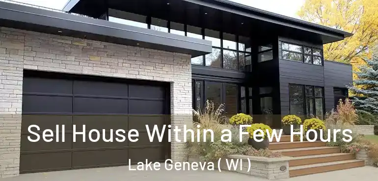  Sell House Within a Few Hours Lake Geneva ( WI )