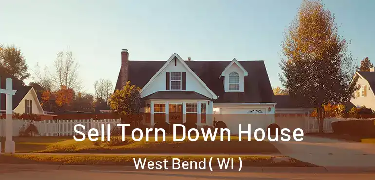  Sell Torn Down House West Bend ( WI )