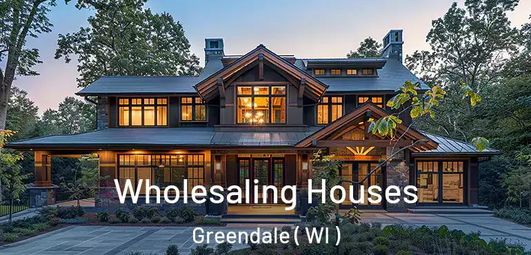  Wholesaling Houses Greendale ( WI )