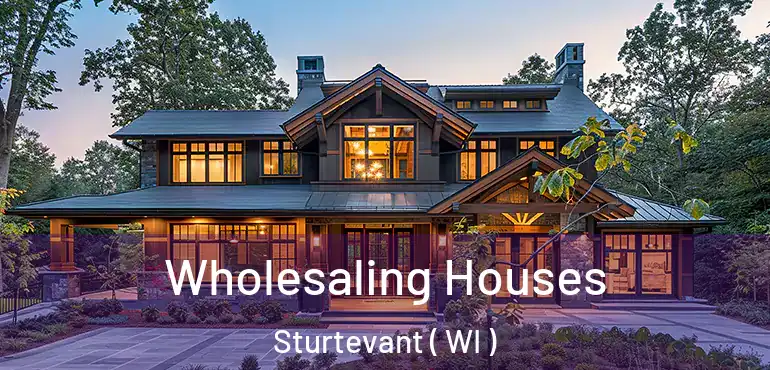  Wholesaling Houses Sturtevant ( WI )