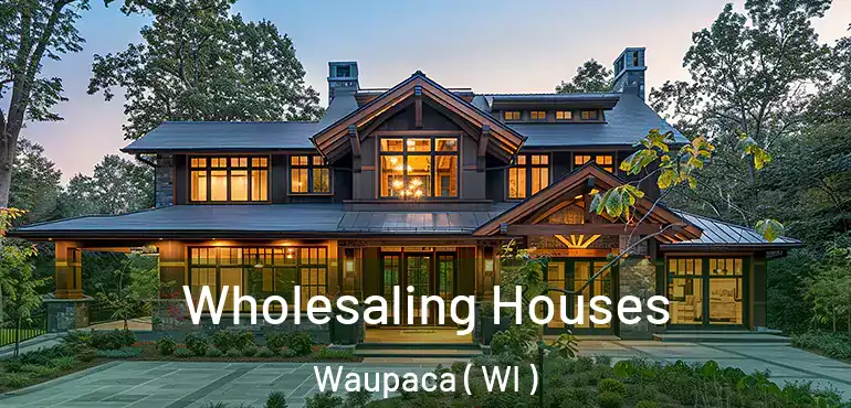  Wholesaling Houses Waupaca ( WI )